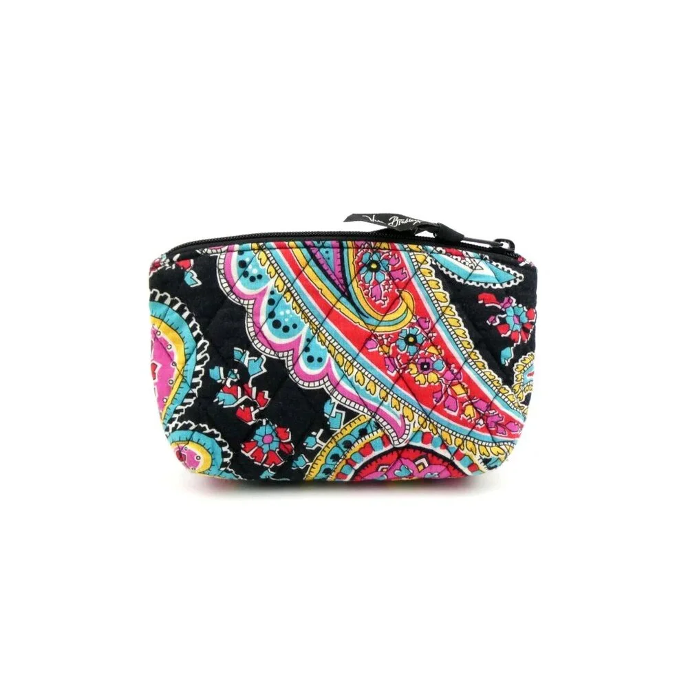 Vera Bradley Parisian Paisley Zip Cosmetic Case w/Mirror‎